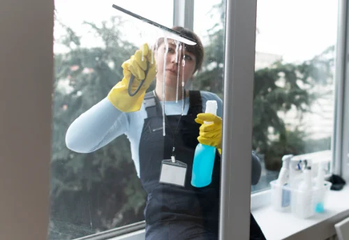 Nettoyage de vitres intérieures et extérieures à Tresses